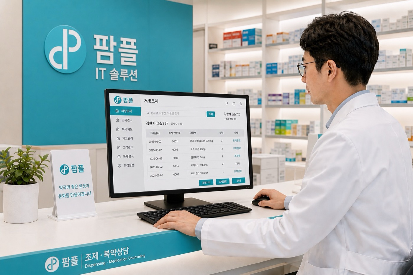 약학정보원 처방조제 프로그램